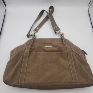 Baggallini‎ Brown Shoulder Tote Bag Travel Organizer Multi Pocket